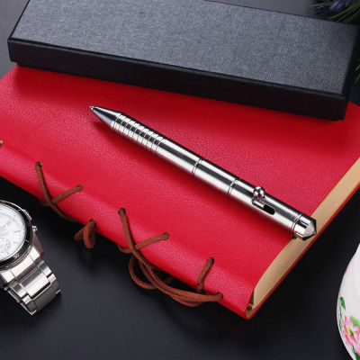 SMOOTHERPRO Titanium Bolt Action Pen with Tungsten Tactical Tip for Business Office Color Natural (Ti598)