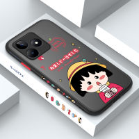 เคสสำหรับ Realme Narzo N53 Realme C53การ์ตูนน่ารักขอบด้านข้างการออกแบบลวดลายเคสโทรศัพท์มีน้ำค้างแข็งโปร่งใสเคสแข็งกันกระแทกคลุมทั้งหมดเคสป้องกันกล้อง