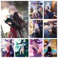 5D Wandering Witch Diamond Painting Japanese Anime Kids Bedroom Sofa Wall Art Cross Stitch Embroidery Pictures Mosaic Home Decor