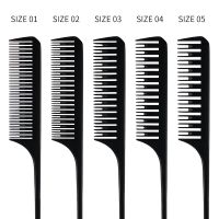 1PC Hairdressing Comb Steel Tip Tail Comb Highlighting Hair Comb Hair Salon Hair Salon Barber Shop Anti-Static Hair Cutting Comb