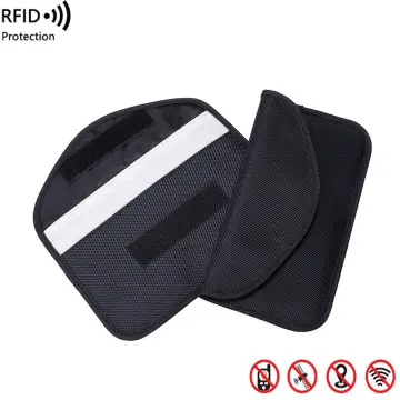 Faraday Bag for Key Fob,Faraday Cage Protector - Car RFID Signal Blocking,  Anti-Theft Pouch, Anti-Hacking Case Blocker, Signal Blocking Key Fob  case(Carbon Fiber Texture) 