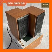 Loa máy tính Arigato M22 ,loa vi tính mini vỏ gỗ để bàn - Siêu gọn
