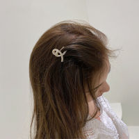 【cw】 Small Clip Headdress Rhinestone Pearl Barrettes Female Summer Bang Clip Small Jaw Clip Shark Clip Hair Claw ！