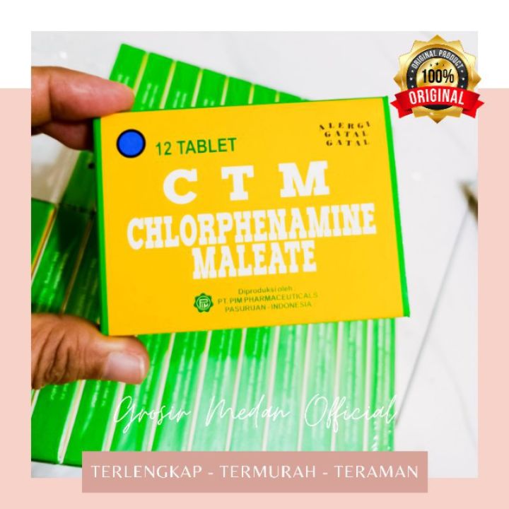 CTM OBAT ANTI ALERGI GATAL ANTIHISTAMIN Lazada Indonesia