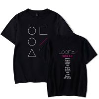 【New】เสื้อยืด พิมพ์ลาย Kpop Loona สไตล์ฮิปฮอป ฮาราจูกุ สตรีท สําหรับผู้ชาย