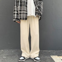 【cw】Privathinker Black Gray Color Men Casual Pants Corduroy Man Straight Pants 2022 Men Woman Oversized Wide Leg Cargo Trousers