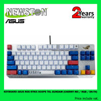 KEYBOARD (คีย์บอร์ด) ASUS ROG STRIX SCOPE TKL GUNDAM  (CHERRY MX / RGB / EN-TH)