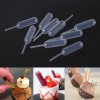 【Ready Stock】 ✤▽ E05 50Pcs Mini Plastic Cupcakes Ice Cream Squeeze 4ml Transfer Pipettes Dropper