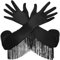 Sun Protection Satin Party Elasticity Gloves Long Mittens