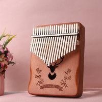 ☾ Creative Kalimba 8/21 Keys Thumb Piano for Kids Adults Wooden Keyboard Musical Instrument with Accessories Kits