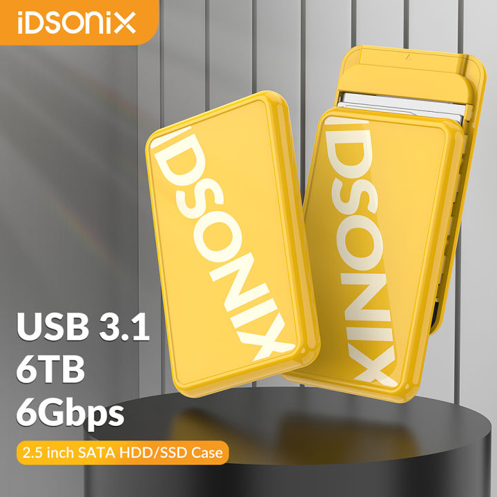 idsonix-2-5เคสฮาร์ดดิสก์-sata-เอสเอสดีกล่องใส่ฮาร์ดดิสก์กับกล่องใส่ฮาร์ดดิสก์ฮาร์ดไดรฟ์เสริม-sata-เป็น-usb-ประเภท-c-3-1