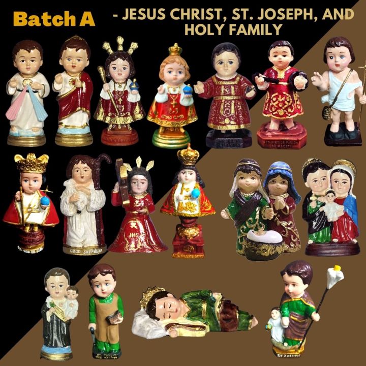BATCH A - Jesus and St. Joseph (WHOLESALE PRICE) Chibi Saints Religious ...