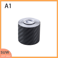 ? SUW 3D คาร์บอนไฟเบอร์สติกเกอร์รถแปะป้องกันประตูด้านข้าง Anti Scratch TAPE FILM