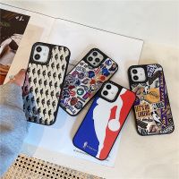 TiFY NBA Finals Jordan Mirror Case iPhone 13 Pro MAX 12 11 Pro MAX XR X XS MAX 6/7/8 Plus SE2020 TPU กันกระแทกฝาครอบโทรศัพท์กลับน่ารักแฟชั่น INS สไตล์ปลอก