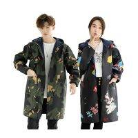 Overall female new winter longer and pile waterproof and oil kitchen household adult men and women suits long-sleeved apron