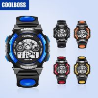 cool Student Led Digital Waterproof Watch Silicone Watch S Shockproof Kids 0119