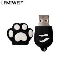 Silicone Memory Stick 64GB 32GB 16GB 8GB Creative Gift Cute Colorful Cats Paw Cat Claw Flash Drive U Stick Mini Pendrive For PC