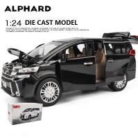 อัลลอยรถรุ่น 1:24 AlphardรถโมเดลD Iecastของเล่นยานพาหนะรถรุ่นด้วยแสงเสียงคอลเลกชันรถของเล่น