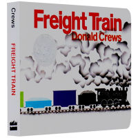 Collins original English picture book caddick Silver Award masterpiece freight train cardboard book