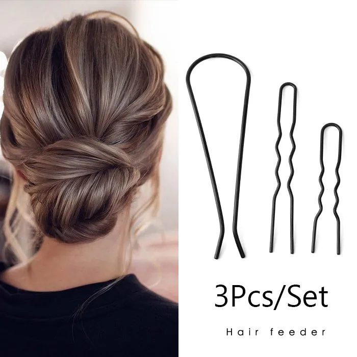 3pcs Fork Tools Braid Hairstyle Hair Fork U Shape Fork Clips Pin  Accessories Shopee Philippines | 3pcs Simple Style Women Hair Sticks U  Shaped Hairpin Women Updo Hairpin Decor 