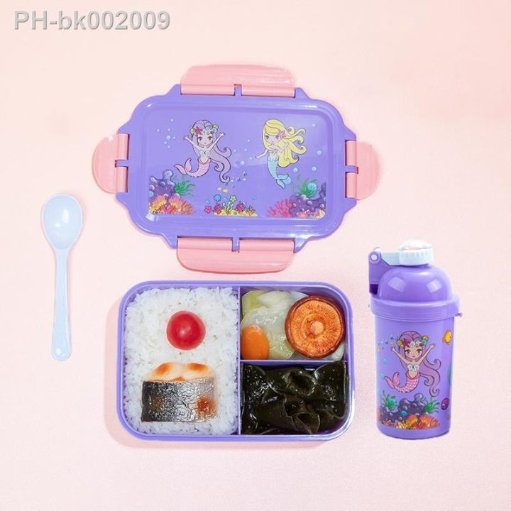 Unicorn Bento Lunch Box Water Bottle for Kids Girls Boys Children