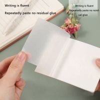 Transparent Notes See-through Colorful N-Time Stickers Fluorescent Film Non-Covering