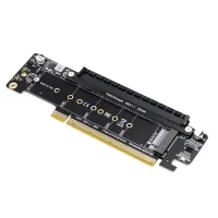 NVMe Expansion Riser Card 8+4+4Hyper Ultra Quad VROC M.2 NVMe Port Expansion Riser Card