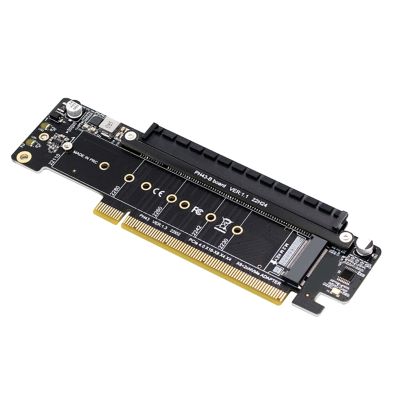 PCIE 4.0 Channel Splitter Expansion Riser Card NVMe Expansion Riser Card 8+4+4Hyper Ultra Quad VROC M.2 NVMe Port Expansion Riser Card