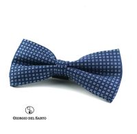 GIORGIO DEL SARTO One-Fold Silk Bow Tie โบว์ไทผ้าไหมหนึ่งจีบ