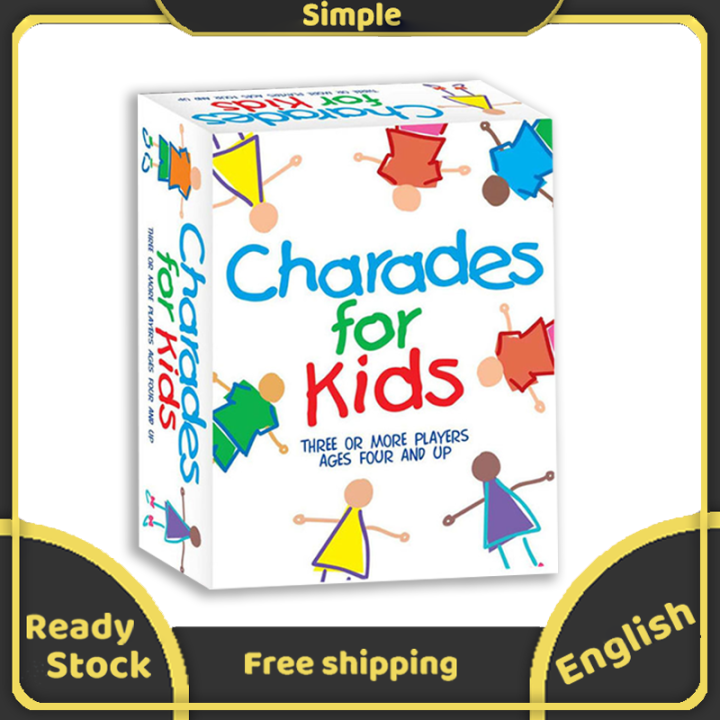 Charades for Kids Board Game Family Party Game Kid Toy Gift | Lazada PH