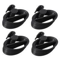 80X Scarf Shawl Tie Holder Organizer Oval Plastic Hangers Storage Hangers Black