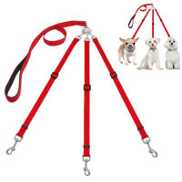 Multi-chain with a ropeThree Way Pets Dog Leash Adjustable Triple Dog Leash for Small Medium Dogs Cats Pet Supplies Leash
