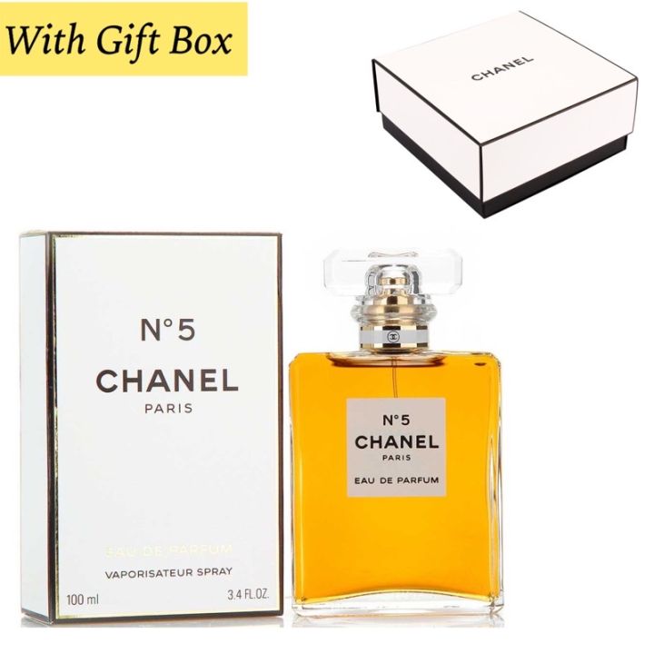 CHANEL No. 5 by Chanel Eau De Parfum Spray 3.4 oz for Women 
