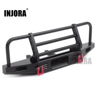 Injia ปรับโลหะกันชนหน้าสำหรับ1/10 RC ตีนตะขาบ TRX4 Defender Axial SCX10 SCX10 II 90046 90047