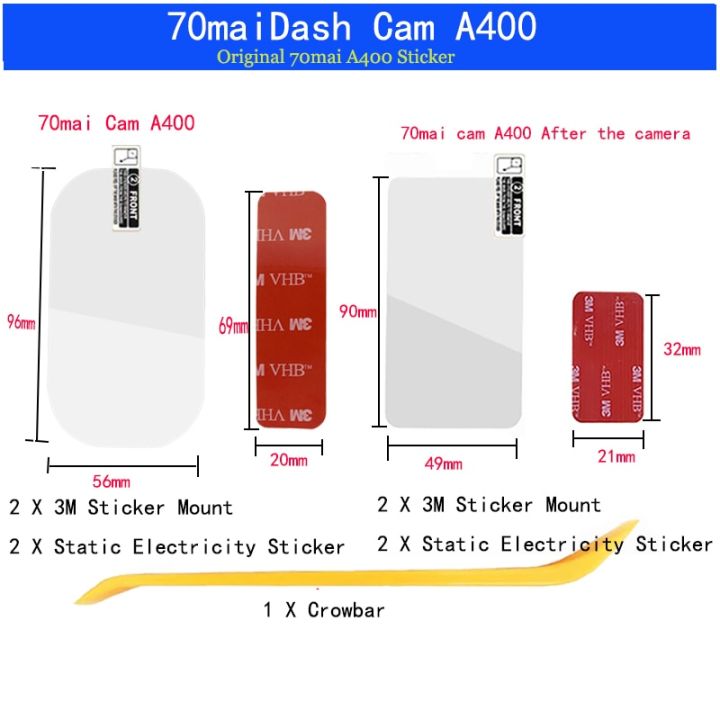 for-original-70mai-dash-cam-a400-dash-cam-smart-3m-film-and-static-stickers-for-70mai-cam-a400-car-dvr-3m-film