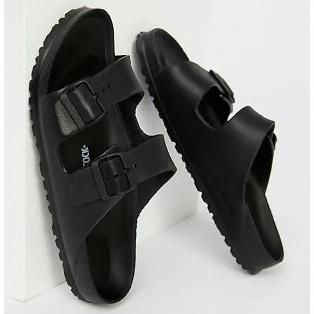 rubber two strap birkenstocks