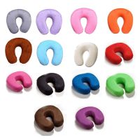 U Shaped Travel Neck Pillow Memory Foam Lightweight Portable Headrest Support Plush Cushion for airplane Train Chair Car M6CE Travel pillows