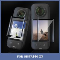 ฟิล์มป้องกันกระจกเทมเปอร์สำหรับ Insta360 X3กล้องพาโนรามาฟิล์มกันรอยสำหรับอุปกรณ์เสริม Insta360 X 3