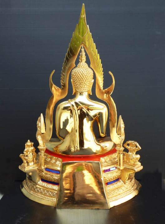 พระพุทธชินราช-วัดใหญ่-จ-พิษณุโลก-หน้าตัก-9-นิ้ว-เนื้อทองเหลืองขัดมัน-ซุ้มถอดได้