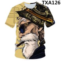 3D Print Anime Dragon Ball Master Roshi Men/Women T Shirt Harajuku Short Sleeve Graphic Tees Summer Tops