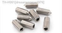 50/100Pcs DIN914 M2 M2.5 M3 M4 M5 M6 304 Stainless Steel Grub Screws Cone Point Hexagon Hex Socket Set Screws