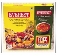 เครื่องแกงกะหรี่ (100 กรัม) – Everest แถมฟรี เครื่องแกงซัมบาร์ (20 กรัม)