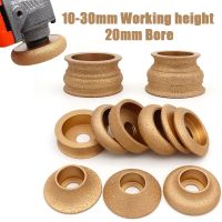 Bore 20mm Diameter 3inch 75mm Dry Vacuum Brazed Diamond Grinding Wheel Demi-bullnose Edge Marble Edging Profile Grinding Disc