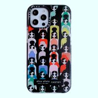 [Casetify ของแท้] เคสโทรศัพท์ ชนิดซิลิโคน TPU แบบนิ่ม ลายการ์ตูน Alice Olivia แว่นตากันแดด สุดเท่ สำหรับ For iPhone 7 8 Plus 7+ 8+ X XR 11 Pro 12 Mini Pro 12 13 XS Max SE 2020