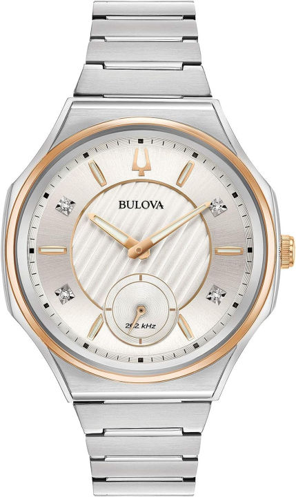 bulova-ladies-curv-quartz-diamond-stainless-steel-bracelet-watch-curv-two-tone-silver-white-dial