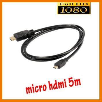 hotลดราคา-micro-hdmi-male-to-hdmi-male-5m-ที่ชาร์จ-แท็บเล็ต-ไร้สาย-เสียง-หูฟัง-เคส-airpodss-ลำโพง-wireless-bluetooth-โทรศัพท์-usb-ปลั๊ก-เมาท์-hdmi-สายคอมพิวเตอร์