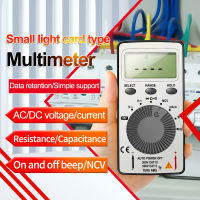 ANENG AN101 Digital Multimeter Multim Tester พร้อมตะกั่วทดสอบ Dcac แรงดันไฟฟ้า LCR Meter Pocket Professional Testers