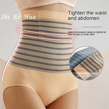High Waist Flat Belly Panties Women Tummy Control Slimming