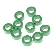 10 Pcs Inductor Coils Green Toroid Ferrite Cores 10mm x 6mm x 5mm Electrical Circuitry Parts