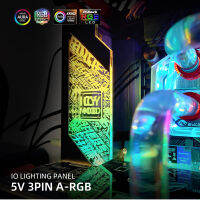 RGB Motherboard IO Lighting Panel Water Cooler ARGB MOBO Decoration 5V12V Customize Mainboard Cover AURA SYNC PC Liquid Cooling